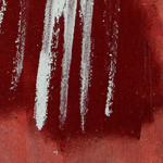 8678, Composition: White on Red