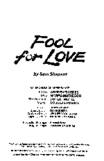 Fool For Love 2