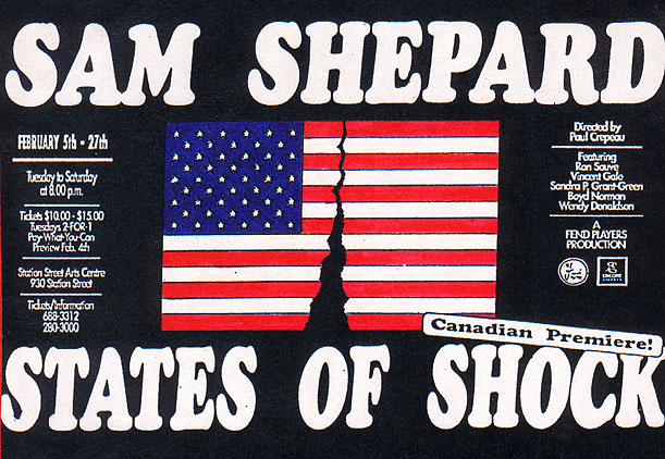 States of Shock: Fend Players Flyer, 1993